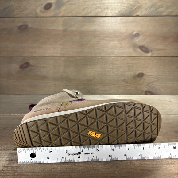 teva reember commute womens size 7 brown brown waterproof comfort boots - Picture 9 of 9